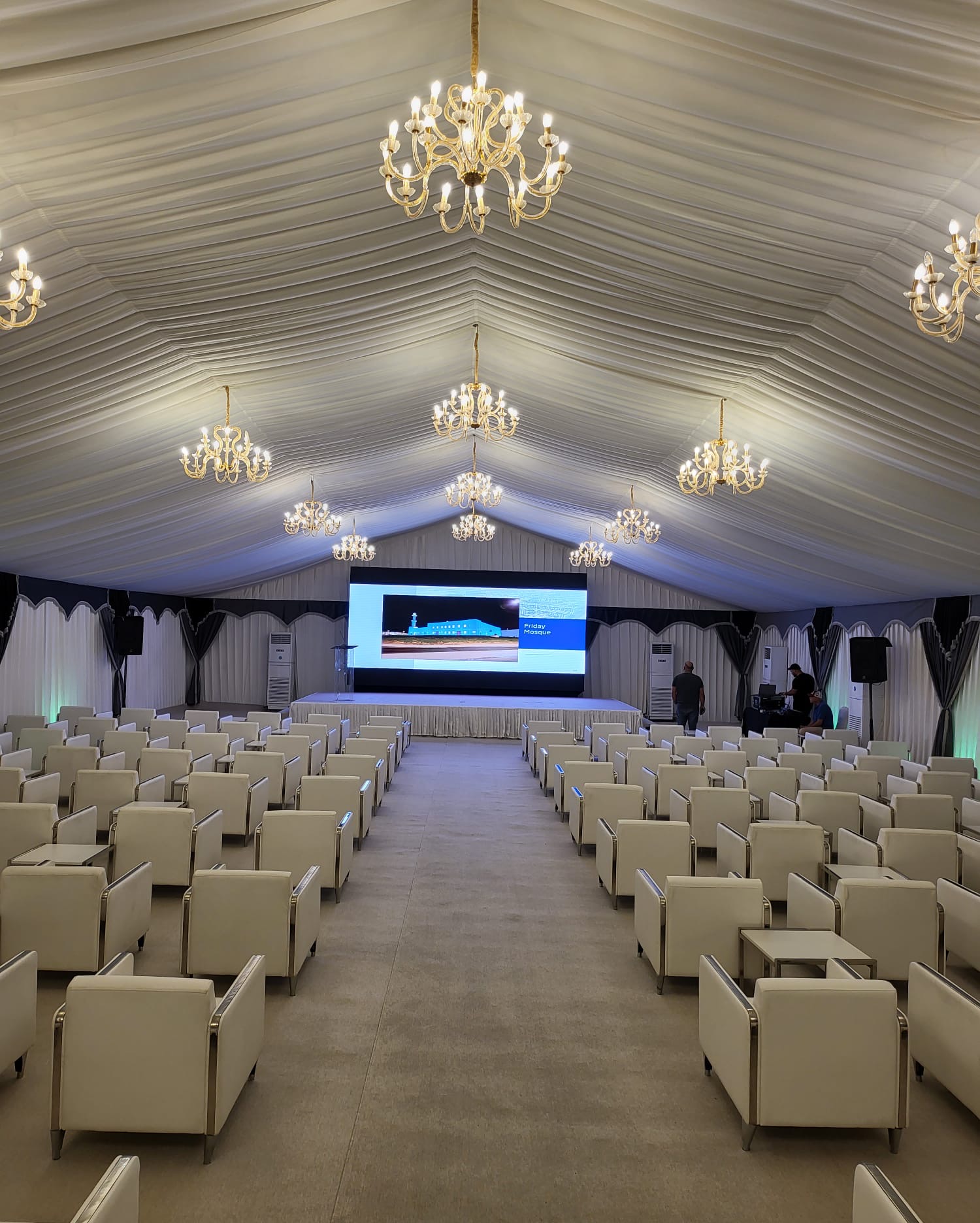 Executive Event & Conference Marquee Setup