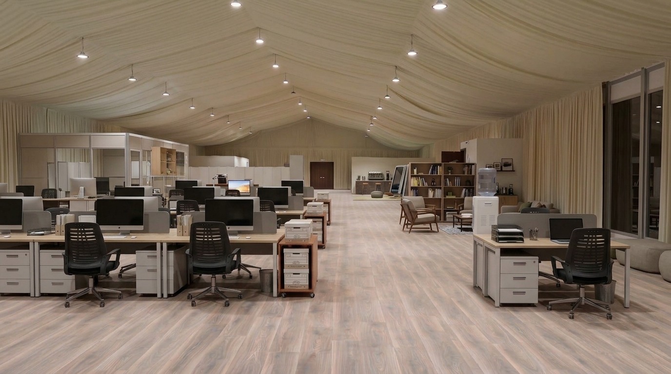 Temporary On-Site Command Office Cabin