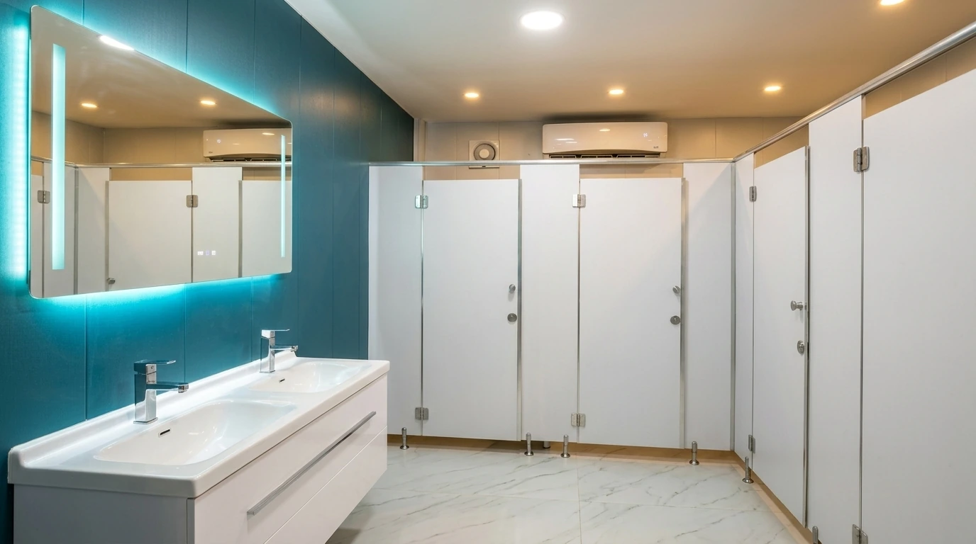 Luxury Modern VIP Toilet Cabin Interior